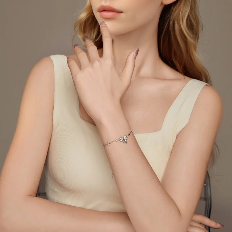 (imagem para) Bracelete PANDORA Style Laço Reluzente - BSB188 - Visualizar 8