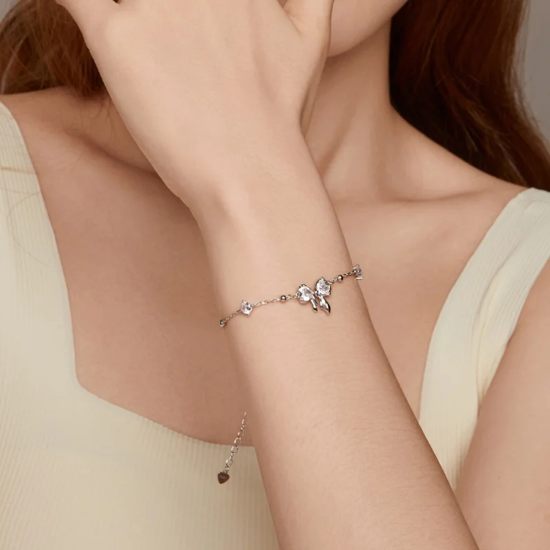 (imagem para) Bracelete PANDORA Style Laço Reluzente - BSB188 - Visualizar 9