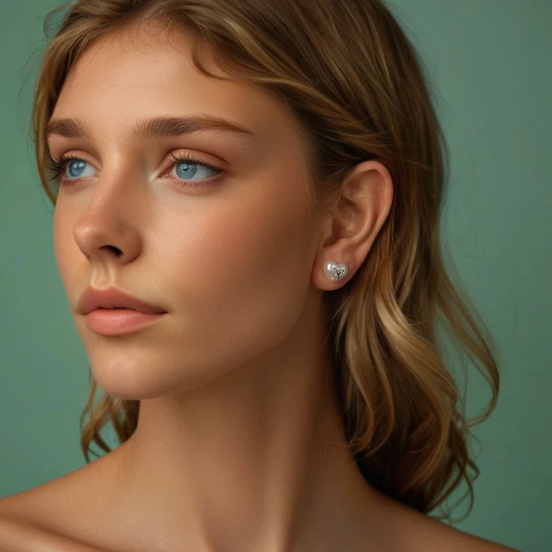 (imagem para) Brincos Coração com Laço PANDORA - SCE1810 - Visualizar 7