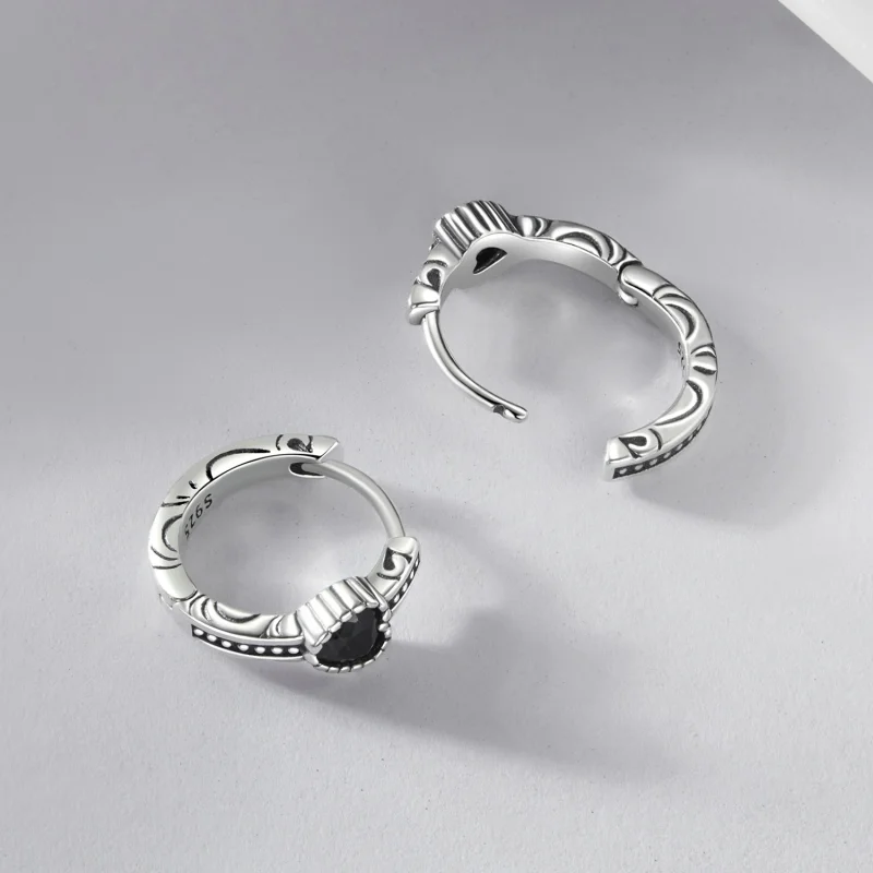 (imagem para) Brincos Coração da Noite PANDORA Style - SCE1800 - Visualizar 4