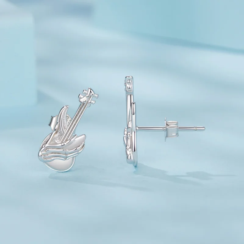 (imagem para) Brincos de Baixo com Mão de Esqueleto Estilo PANDORA - SCE1806 - Visualizar 4