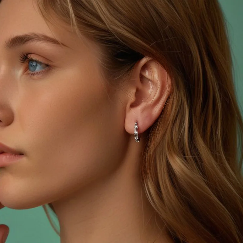 (imagem para) Brincos de Renda Estilo PANDORA - BSE1101 - Visualizar 6