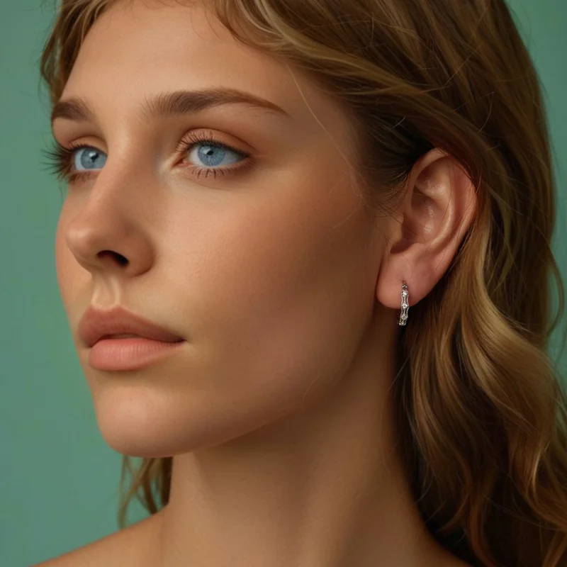 (imagem para) Brincos de Renda Estilo PANDORA - BSE1101 - Visualizar 7