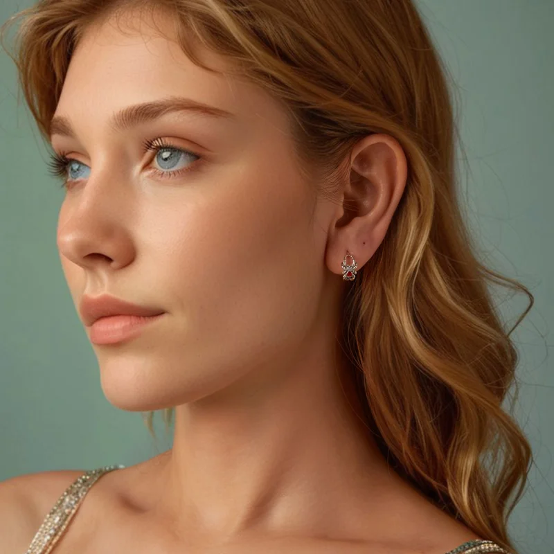 (imagem para) Brincos Estilo Aranha PANDORA - SCE1799 - Visualizar 7