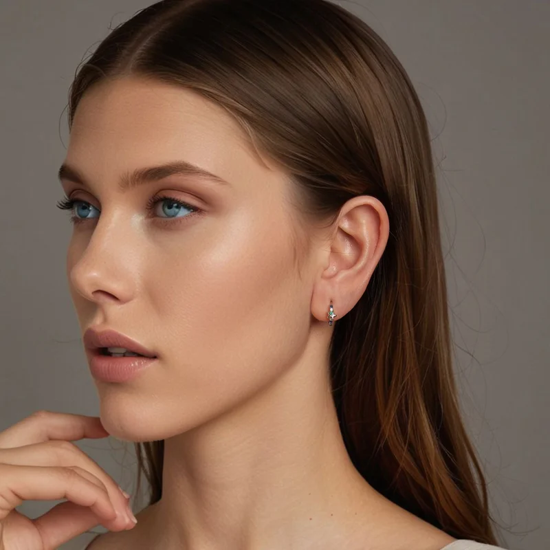 (imagem para) Brincos Estrela Coloridos Estilo PANDORA - BSE1048 - Visualizar 8