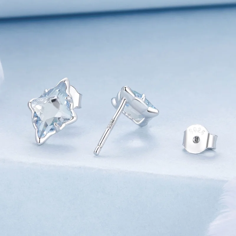 (imagem para) Brincos Estrela Estilo PANDORA - BSE1050 - Visualizar 2