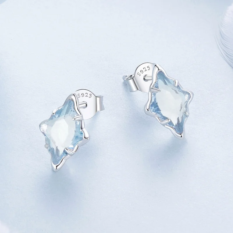 (imagem para) Brincos Estrela Estilo PANDORA - BSE1050 - Visualizar 3