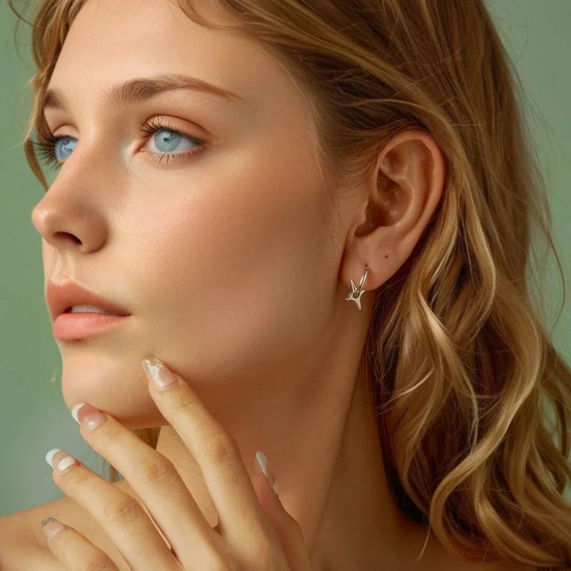 (imagem para) Brincos Estrelados PANDORA Style - BSE1083 - Visualizar 7