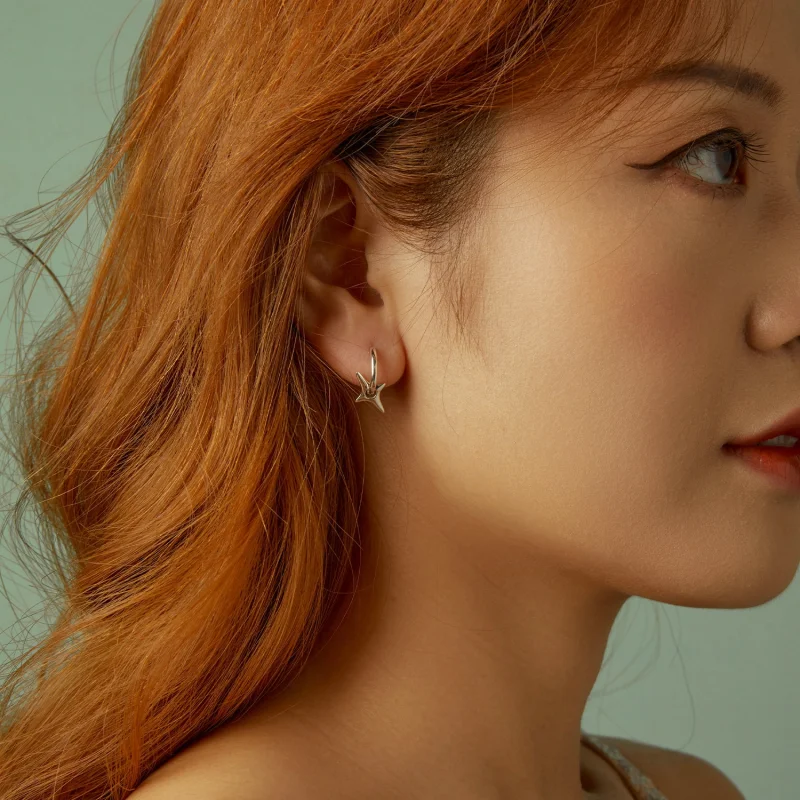 (imagem para) Brincos Estrelados PANDORA Style - BSE1083 - Visualizar 10