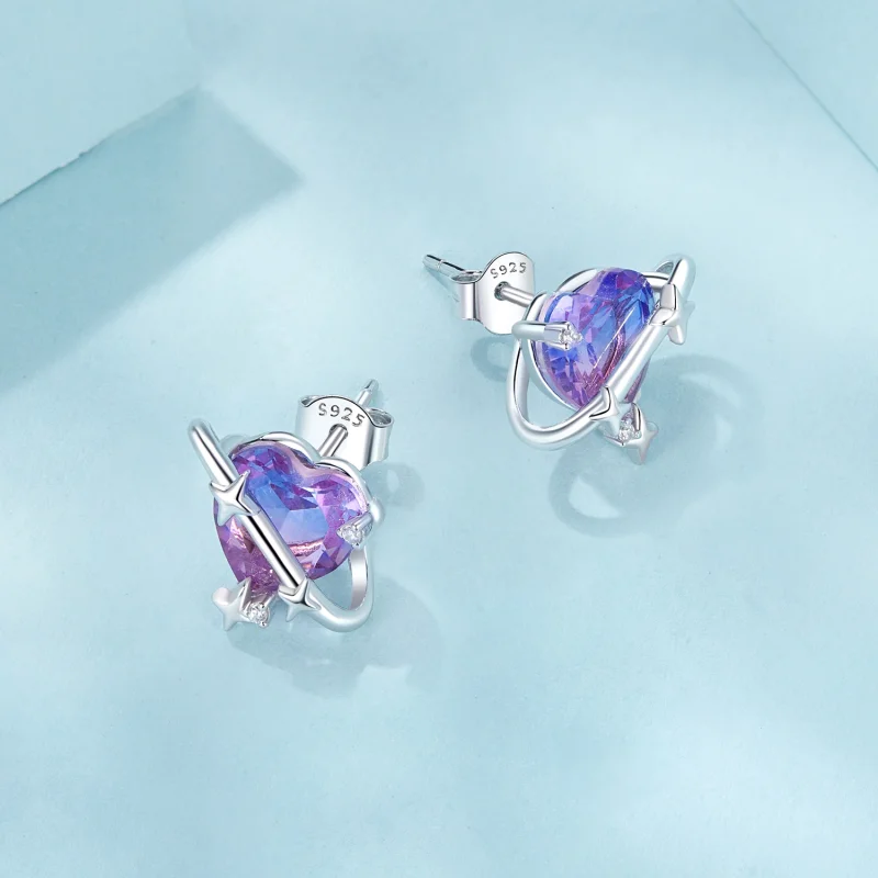 (imagem para) Brincos Gradiente Céu Estrelado PANDORA Style - SCE1768 - Visualizar 3