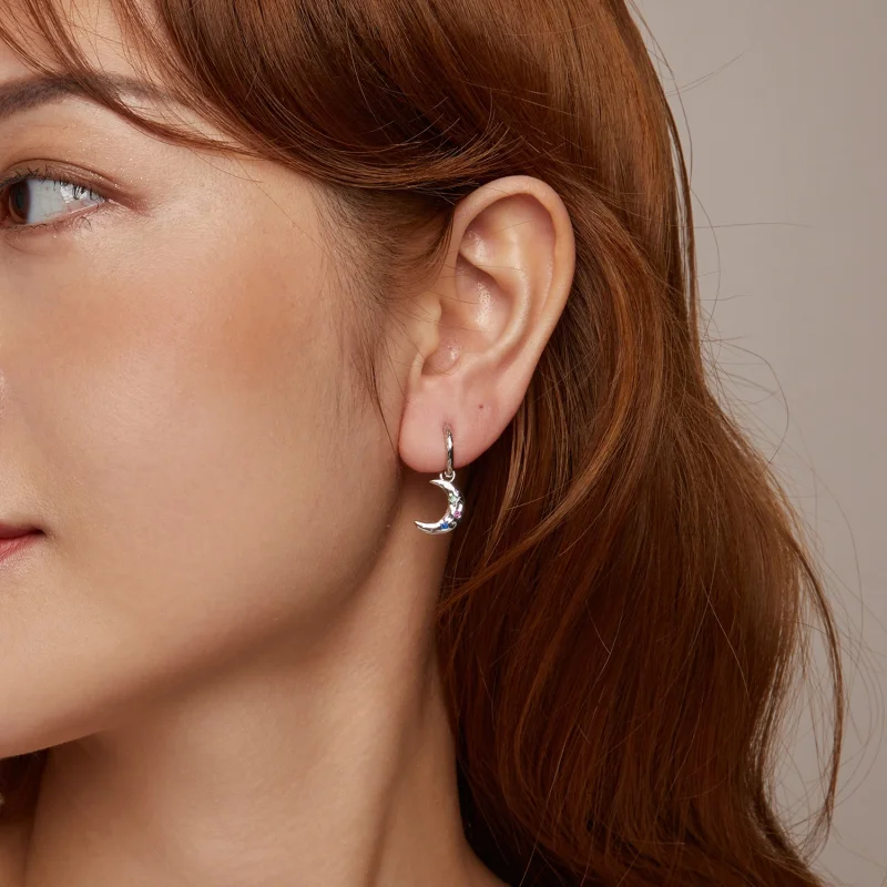 (imagem para) Brincos Lua PANDORA Estilo - SCE1778 - Visualizar 9