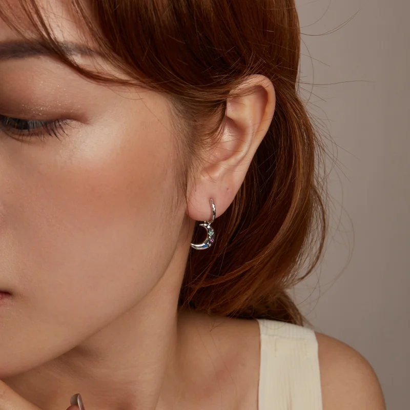 (imagem para) Brincos Lua PANDORA Estilo - SCE1778 - Visualizar 10