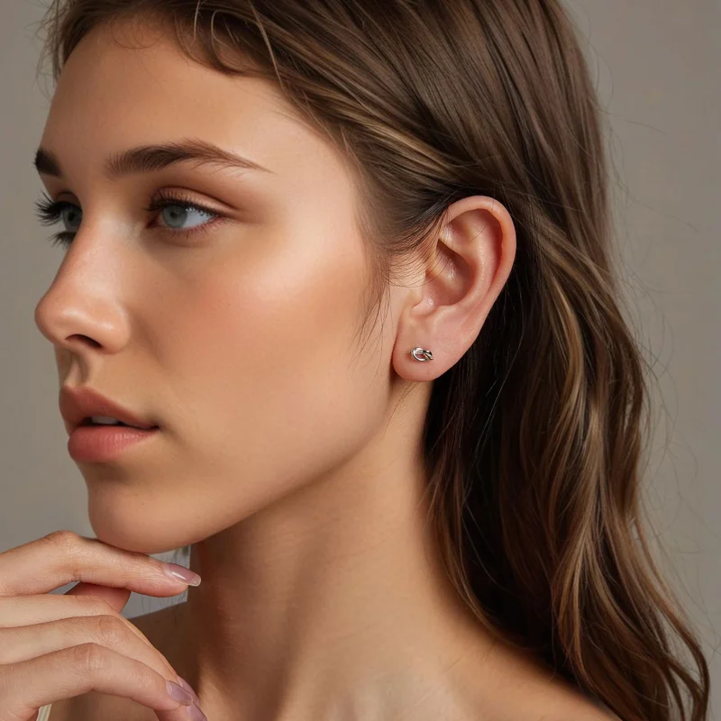 (imagem para) Brincos Nó PANDORA - BSE1051 - Visualizar 8