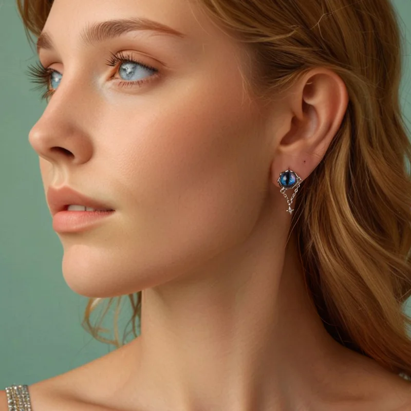 (imagem para) Brincos Olho do Diabo PANDORA Style - BSE1092 - Visualizar 7