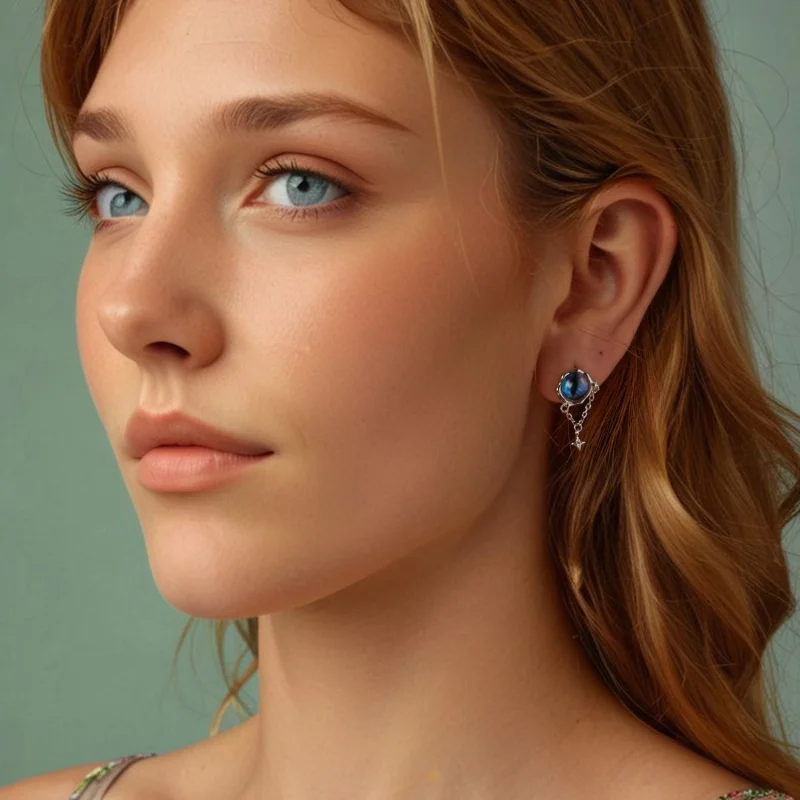 (imagem para) Brincos Olho do Diabo PANDORA Style - BSE1092 - Visualizar 8