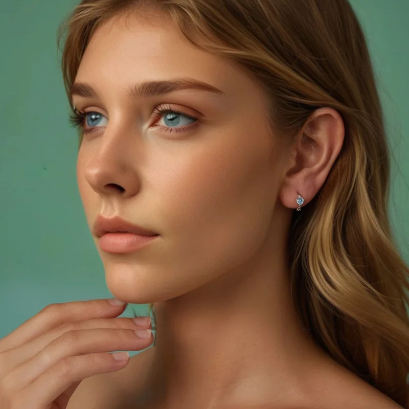 (imagem para) Brincos PANDORA Estilo Coração do Mar - BSE1099 - Visualizar 7