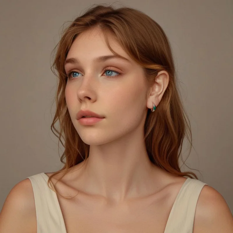 (imagem para) Brincos PANDORA Estilo Malaquita - BSE1057 - Visualizar 8