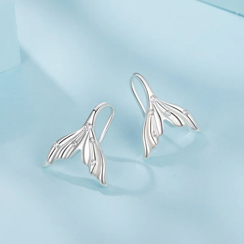 (imagem para) Brincos PANDORA Style Cauda de Peixe - SCE1807 - Visualizar 3