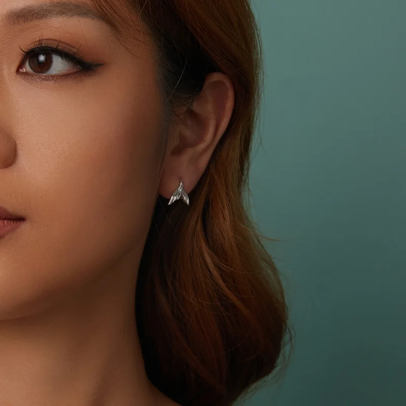 (imagem para) Brincos PANDORA Style Cauda de Peixe - SCE1807 - Visualizar 9