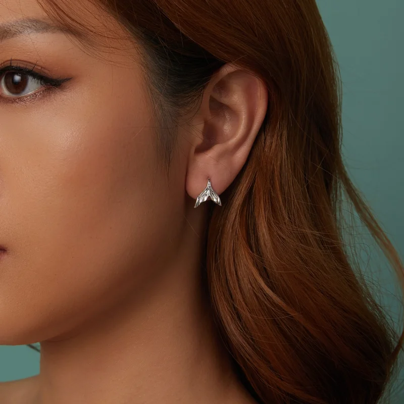 (imagem para) Brincos PANDORA Style Cauda de Peixe - SCE1807 - Visualizar 10