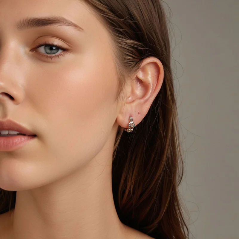 (imagem para) Brincos PANDORA Style com padrão vintage de palácio - BSE1055 - Visualizar 7