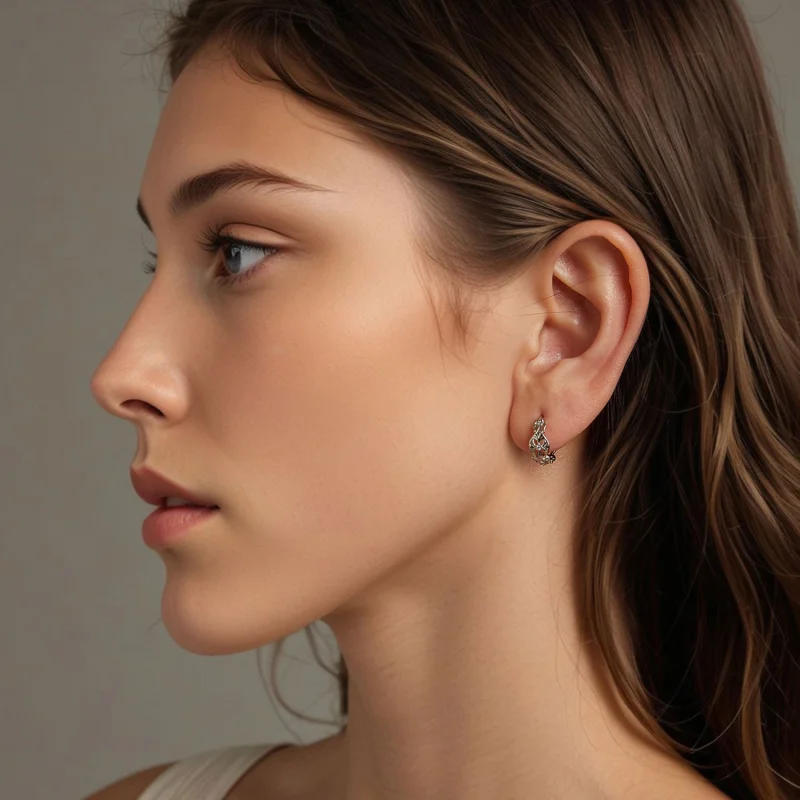 (imagem para) Brincos PANDORA Style com padrão vintage de palácio - BSE1055 - Visualizar 8