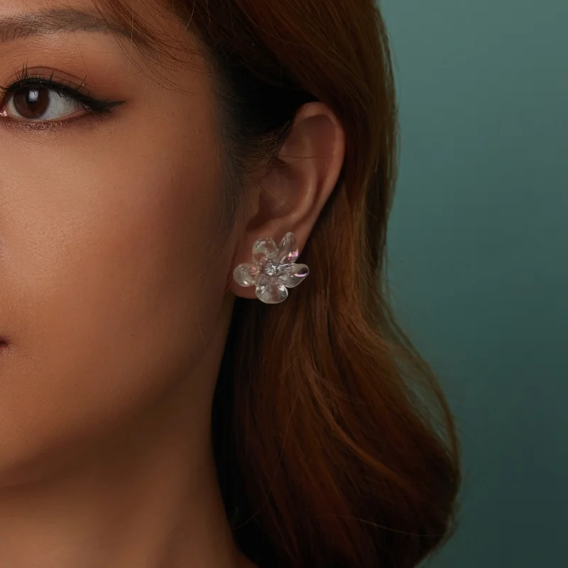 (imagem para) Brincos PANDORA Style Flor Fresca - SCE1804 - Visualizar 9