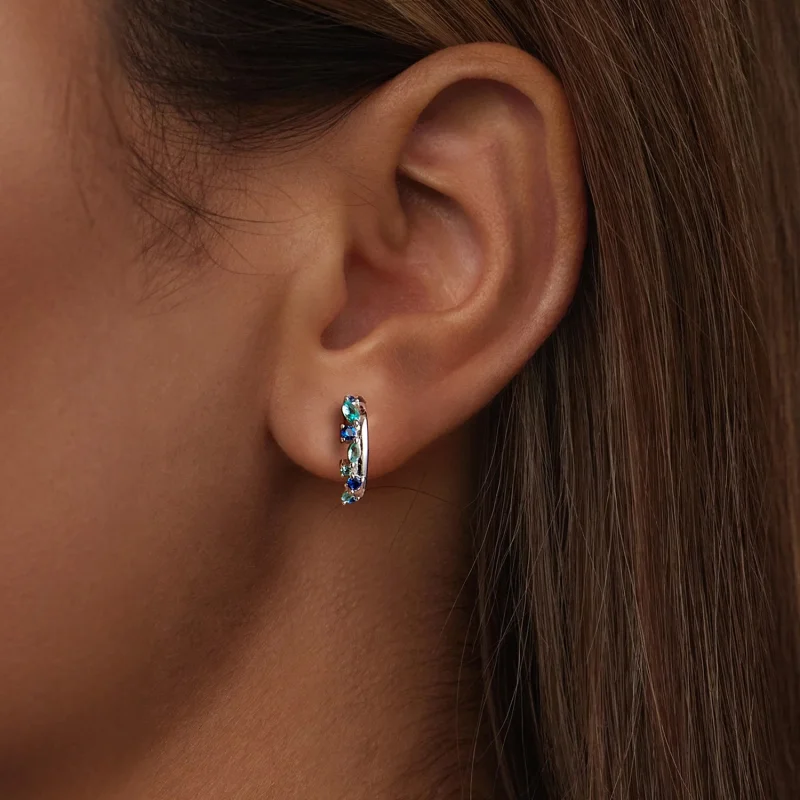 (imagem para) Brincos PANDORA Style Gravel - BSE1059 - Visualizar 6