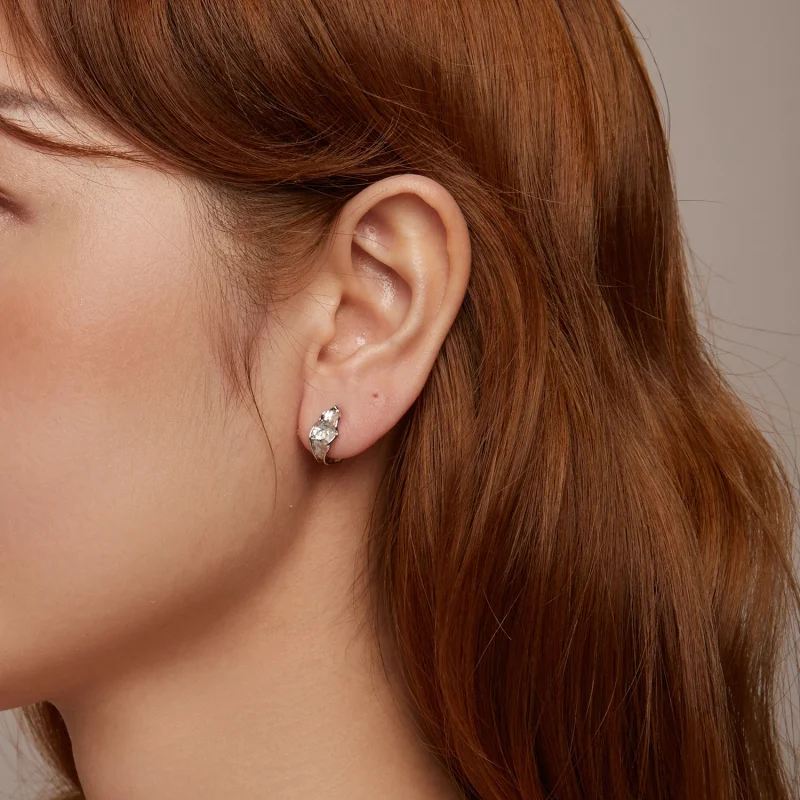 (imagem para) Brincos PANDORA Style Sparkling prata - BSE1062 - Visualizar 10