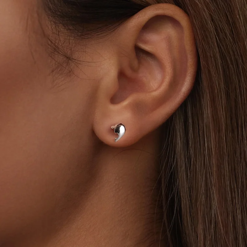 (imagem para) Brincos Quebra-Cabeça Coração PANDORA Style - SCE1770 - Visualizar 6