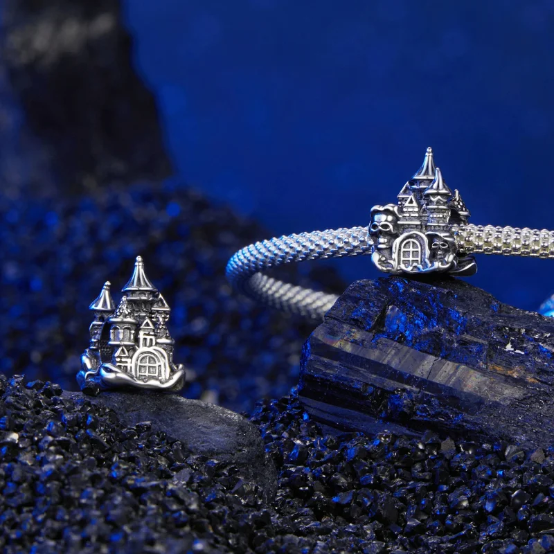 (imagem para) Charm Castelo Assombrado Estilo PANDORA - SCC2896 - Visualizar 4