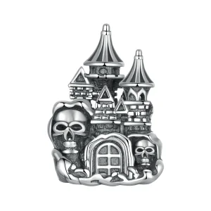 Charm Castelo Assombrado Estilo PANDORA - SCC2896 (imagem para) Charm Castelo Assombrado Estilo PANDORA - SCC2896