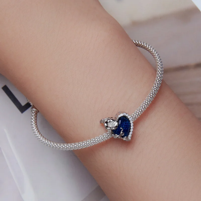 (imagem para) Charm coração com pedra de nascimento de setembro PANDORA Style - BSC660-9 - Visualizar 6