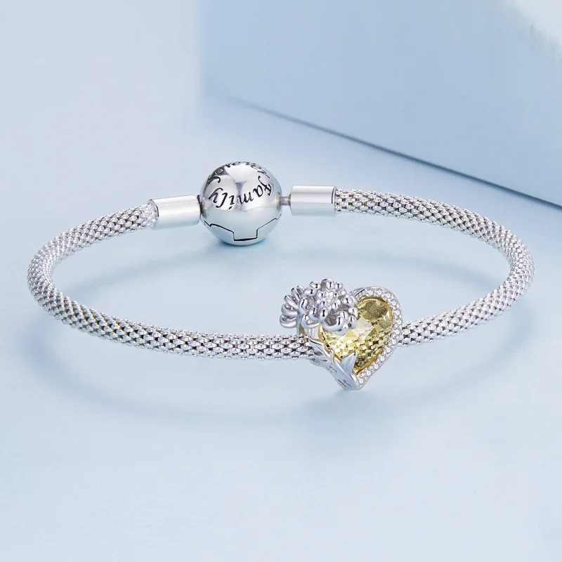 (imagem para) Charm coração de pedra do mês de novembro PANDORA Style - BSC660-11 - Visualizar 4