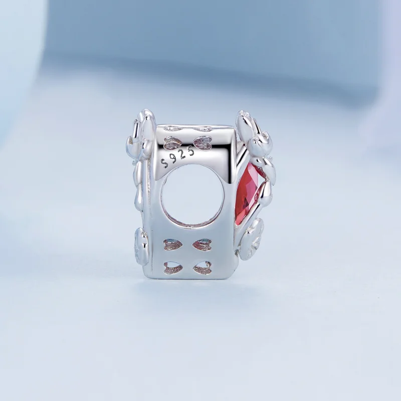 (imagem para) Charm coração de pedra do nascimento de julho PANDORA Style - BSC660-7 - Visualizar 3