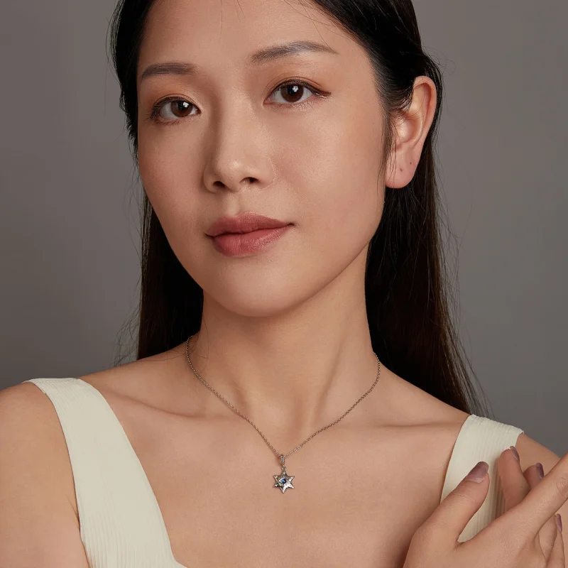 (imagem para) Colar Olho do Demônio com Estilo Starburst PANDORA - BSN397 - Visualizar 7