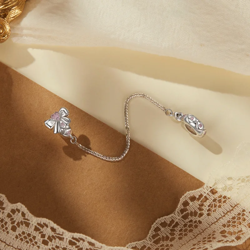 (imagem para) Corrente de Segurança de Silicone com Laço Estilo PANDORA - BSC1053 - Visualizar 2