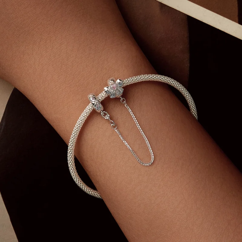 (imagem para) Corrente de Segurança de Silicone com Laço Estilo PANDORA - BSC1053 - Visualizar 5