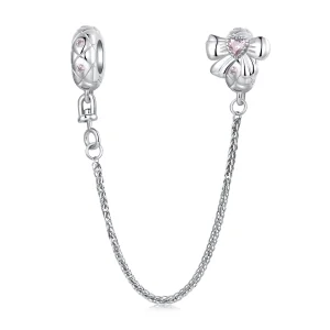 (imagem para) Corrente de Segurança de Silicone com Laço Estilo PANDORA - BSC1053