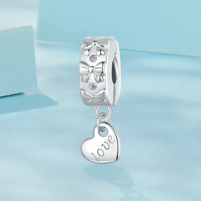 (imagem para) Fivela de gravata borboleta estilo PANDORA - SCC2903 - Visualizar 2