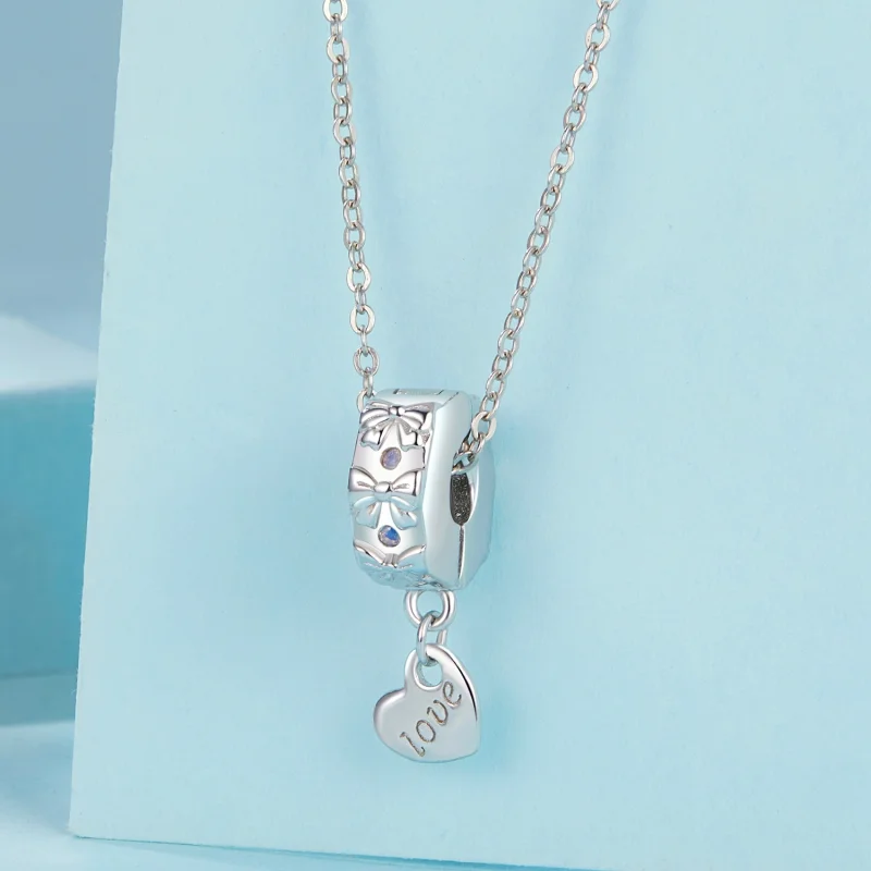 (imagem para) Fivela de gravata borboleta estilo PANDORA - SCC2903 - Visualizar 3