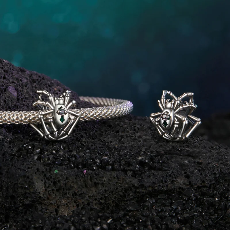 (imagem para) Miçangas de Aranha Misteriosas Estilo PANDORA - BSC1062 - Visualizar 4