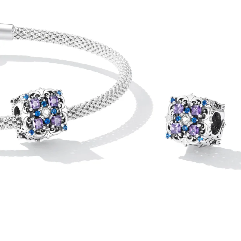 (imagem para) Miçangas padrão retrô estilo PANDORA - BSC618 - Visualizar 4