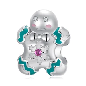 Miçangas PANDORA Estilo Boneco de Gengibre - BSC1068 (imagem para) Miçangas PANDORA Estilo Boneco de Gengibre - BSC1068