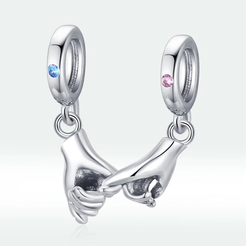 (imagem para) PANDORA Estilo Acordo de Mãos Dadas Pingente - BSC505 - Visualizar 3