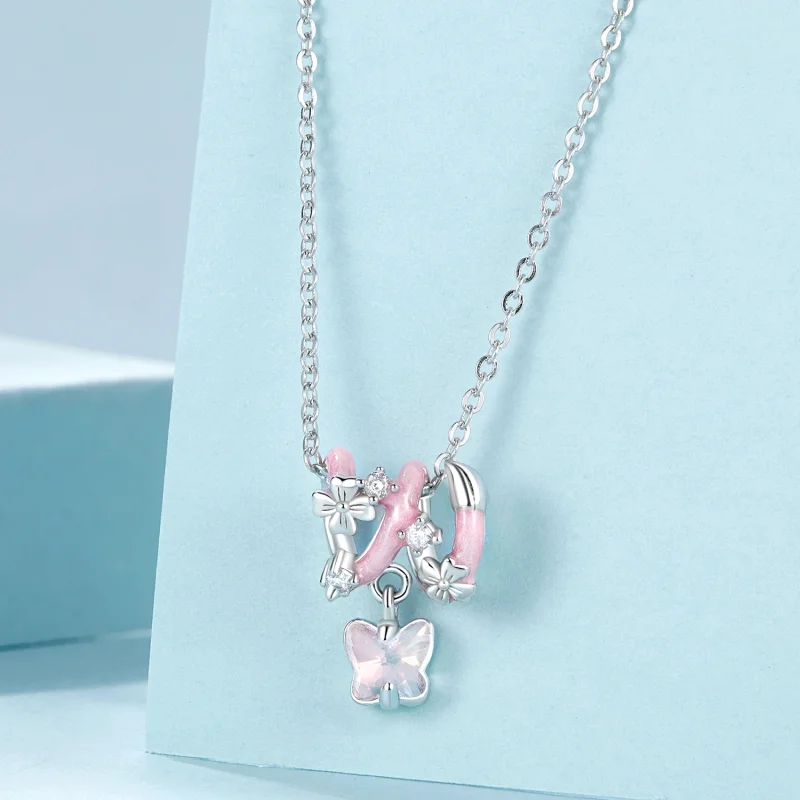 (imagem para) PANDORA Estilo Borboleta Amor Flor Miçangas - SCC2828 - Visualizar 3