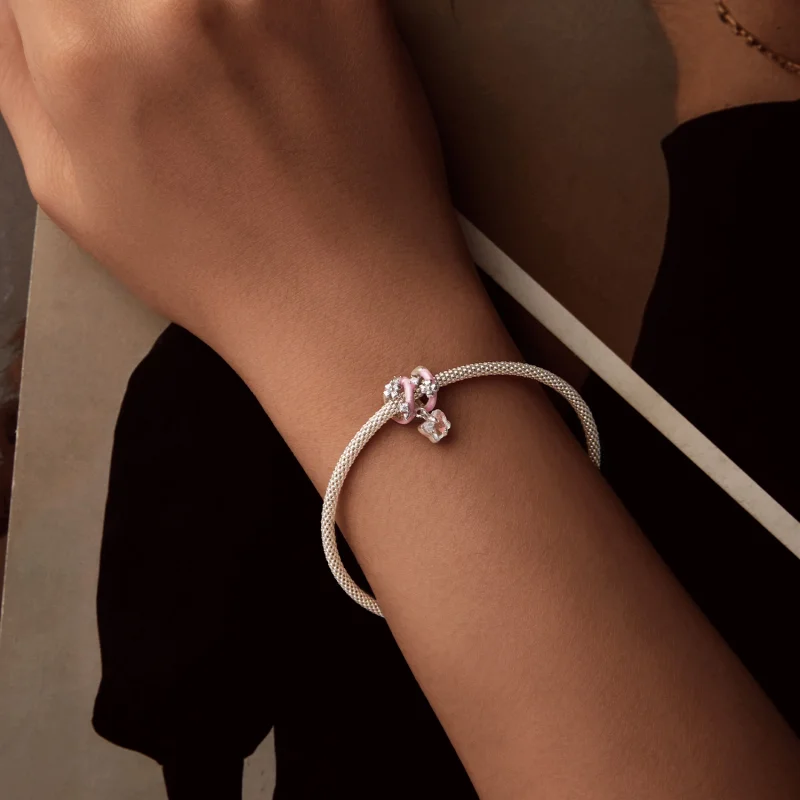 (imagem para) PANDORA Estilo Borboleta Amor Flor Miçangas - SCC2828 - Visualizar 6