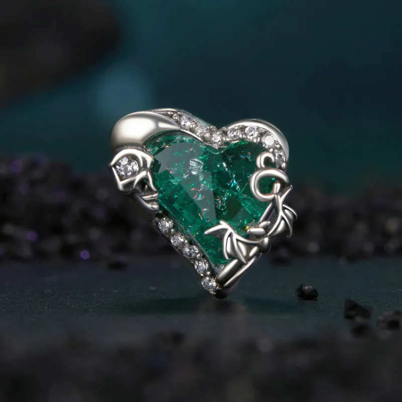 (imagem para) PANDORA Estilo Caveação Coração Miçangas - BSC1064 - Visualizar 2