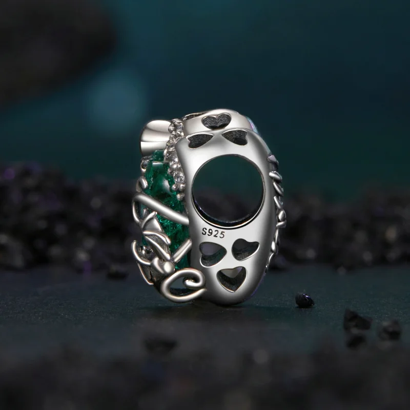 (imagem para) PANDORA Estilo Caveação Coração Miçangas - BSC1064 - Visualizar 3