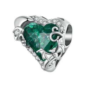 PANDORA Estilo Caveação Coração Miçangas - BSC1064 (imagem para) PANDORA Estilo Caveação Coração Miçangas - BSC1064